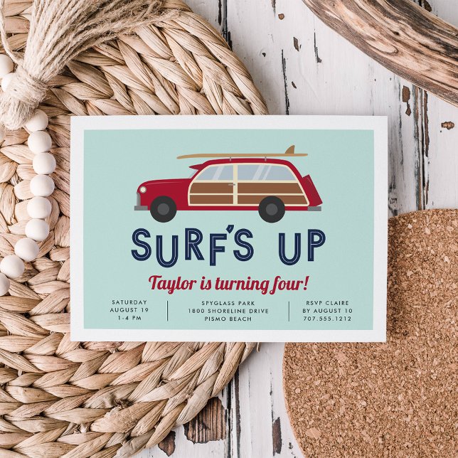 Invitation à la fête d'anniversaire de la voiture  (Créateur téléchargé)