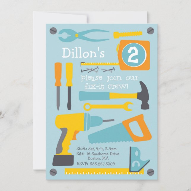 Invitation à la fête d'anniversaire de l'équipage  (Devant)