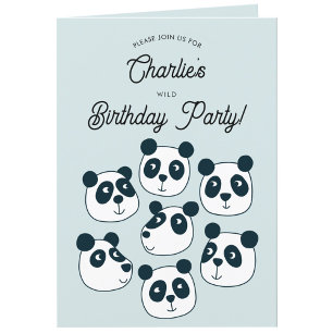 Invitation à la fête d'anniversaire de l'Ours de P