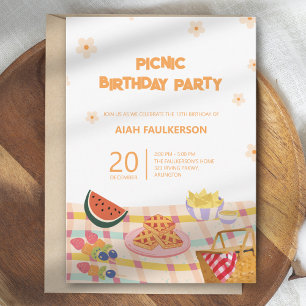 Invitation à la fête d'anniversaire de ma fille au