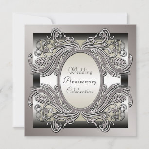 Invitation à la fête d'anniversaire de mariage