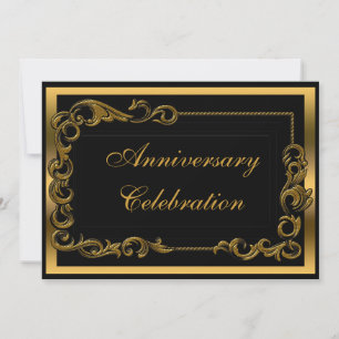 Invitation à la fête d'anniversaire de mariage