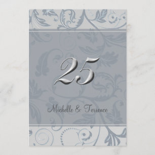 Invitation à la fête d'anniversaire de mariage Ble