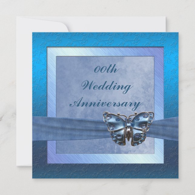 Invitation à la fête d'anniversaire de mariage Pap (Devant)