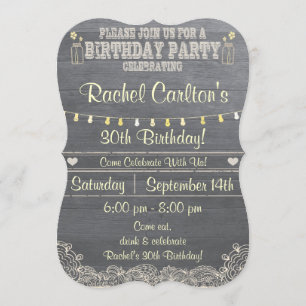 Invitation à la fête d'anniversaire de Mason Jar