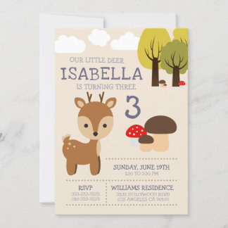 Invitation à la fête d'anniversaire de notre petit