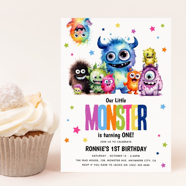 Invitation à la fête d'anniversaire de notre petit (Créateur téléchargé)