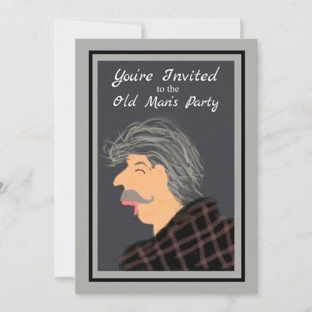 Invitation à la fête d'anniversaire de Old Man (Devant)
