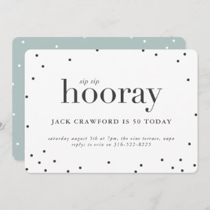 Invitation à la fête d'anniversaire de sieste