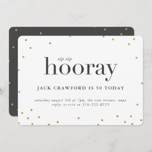 Invitation à la fête d'anniversaire de sieste