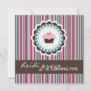 Invitation à la fête d'anniversaire de Whimsical