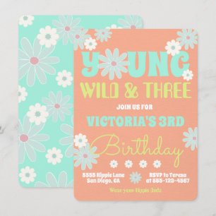 Invitation à la fête d'anniversaire de Young Wild