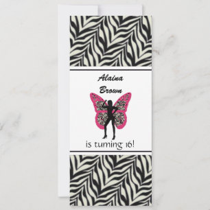 Invitation à la fête d'anniversaire de Zebra Butte