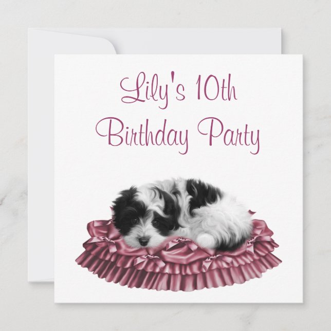 Invitation à la fête d'anniversaire des 10 ans de  (Devant)