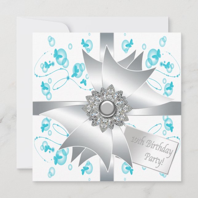 Invitation à la fête d'anniversaire des 10 ans de  (Devant)