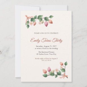 Invitation à la fête d'anniversaire des 30 ans d'A