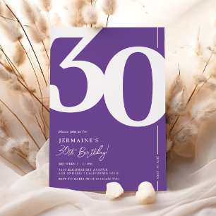 Invitation à la fête d'anniversaire des 30 ans Pur