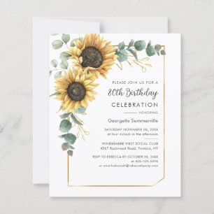 Invitation à la fête d'anniversaire des 80 ans Tou