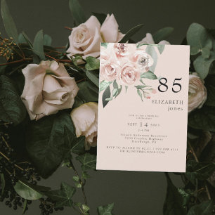 Invitation à la fête d'anniversaire des 85 ans Blu