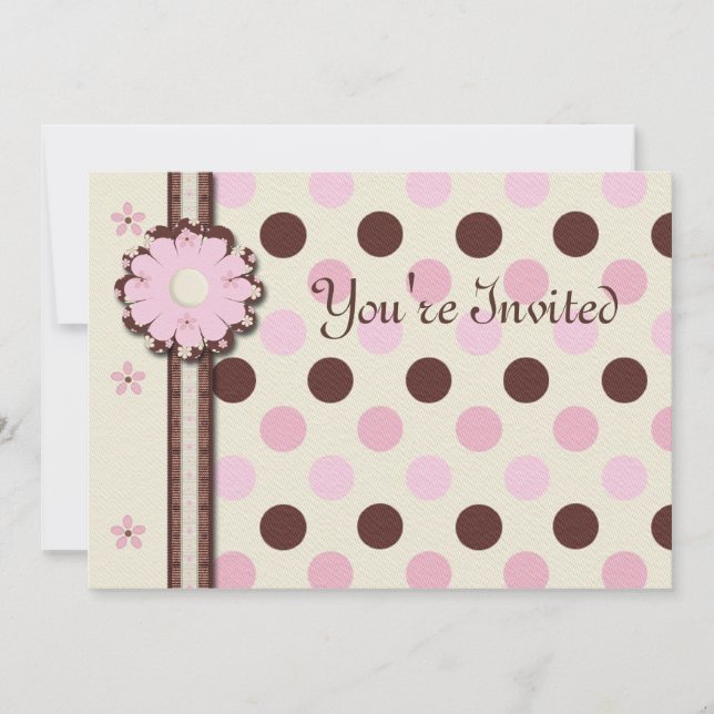 Invitation à la fête d'anniversaire des à petits p (Devant)