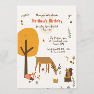 Invitation à la fête d'anniversaire des animaux de