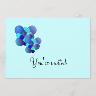 Invitation à la fête d'anniversaire des Bulles ble