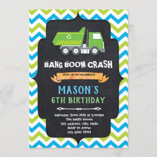 Invitation à la fête d'anniversaire des camions à 