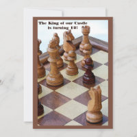 Invitation à la fête d'anniversaire des Chessmen