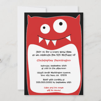 Invitation à la fête d'anniversaire des coussins d