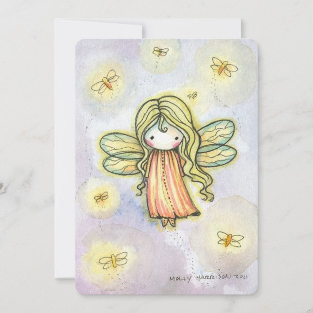 Invitation à la fête d'anniversaire des Fées Petit (Devant)