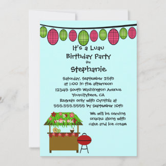 Invitation à la fête d'anniversaire des filles de