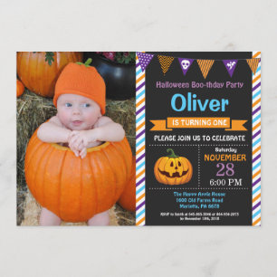 Invitation à la fête d'anniversaire d'Halloween