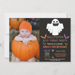 Invitation à la fête d'anniversaire d'Halloween
