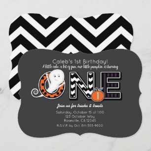 Invitation à la fête d'anniversaire d'Halloween d'