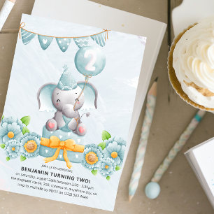 Invitation à la fête d'anniversaire du 2ème annive