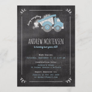 Invitation à la fête d'anniversaire du Camion de p