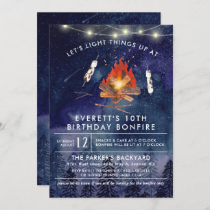 Invitation à la fête d'anniversaire du camping Bon