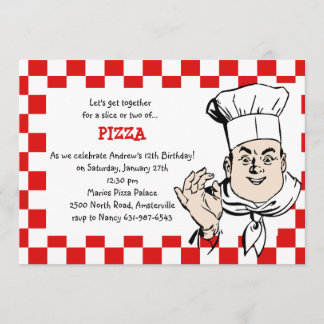 Invitation à la fête d'anniversaire du Chef