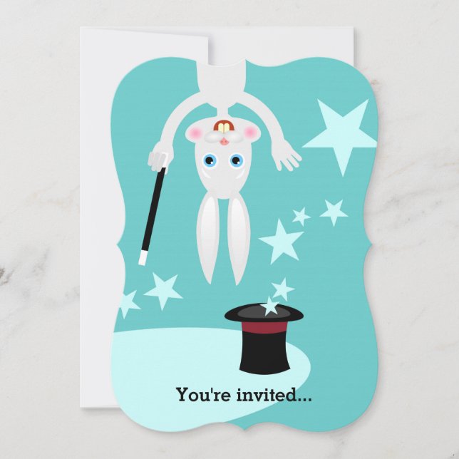 Invitation à la fête d'anniversaire du garçon magi (Devant)