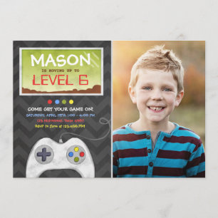 Invitation à la fête d'anniversaire du Jeu Vidéo