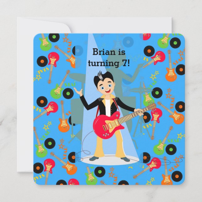 Invitation à la fête d'anniversaire du joueur de g (Devant)