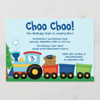 Invitation à la fête d'anniversaire du petit garço