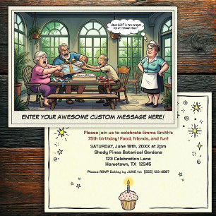 Invitation à la fête d'anniversaire d'une personne