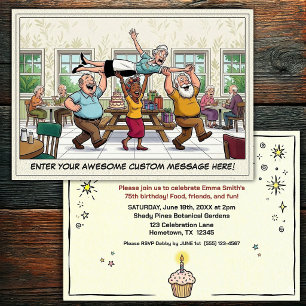 Invitation à la fête d'anniversaire d'une personne