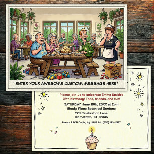 Invitation à la fête d'anniversaire d'une personne