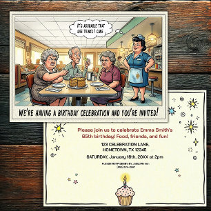 Invitation à la fête d'anniversaire d'une personne