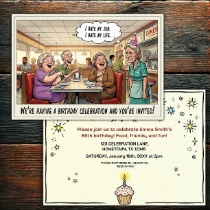 Invitation à la fête d'anniversaire d'une personne