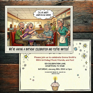 Invitation à la fête d'anniversaire d'une personne