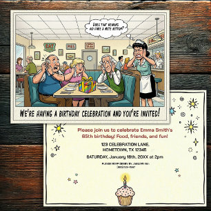 Invitation à la fête d'anniversaire d'une personne