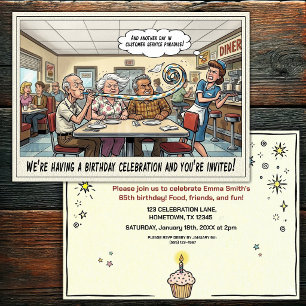 Invitation à la fête d'anniversaire d'une personne